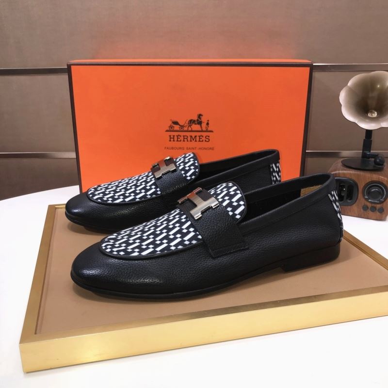 H**mes leather shoes
